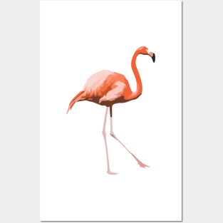 Flamingo Digital Painting Posters and Art